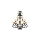 Heartwood 3-tier 15-light Chandelier In Burnt Sienna With Tea Stone Glass