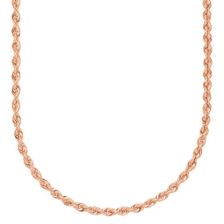 Hollow Rope 18 Inch Chain Necklace