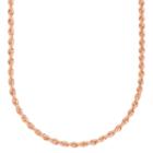 Hollow Rope 18 Inch Chain Necklace