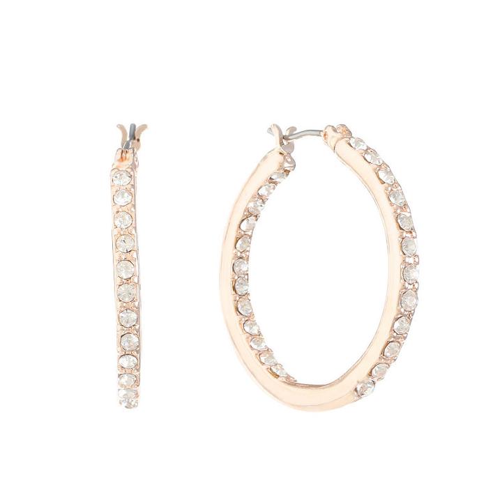 Gloria Vanderbilt 2 Inch Hoop Earrings