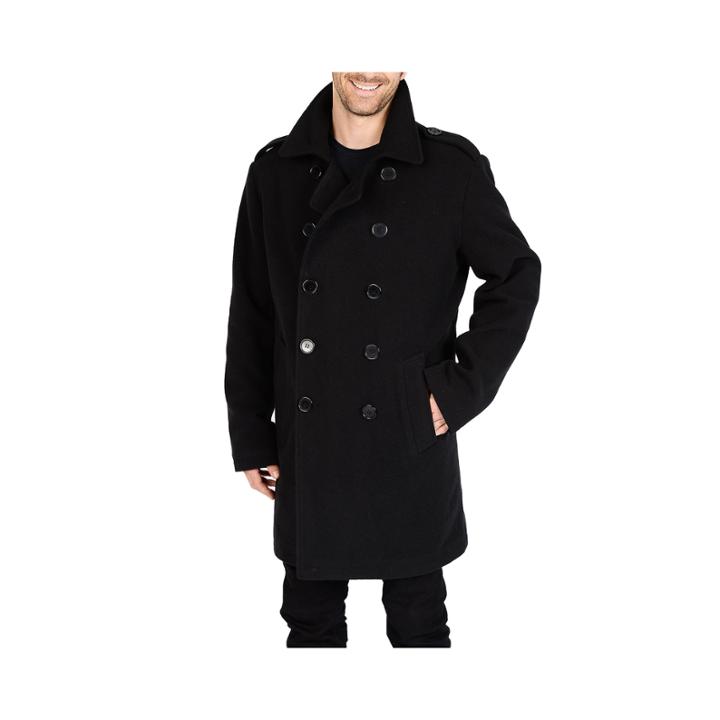 Excelled Double-breasted Pea Coat