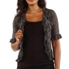 Goddess Black Lace Bolero Cardigan Shrug