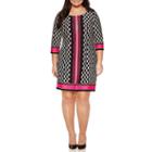 Alyx 3/4 Sleeve Sheath Dress-plus