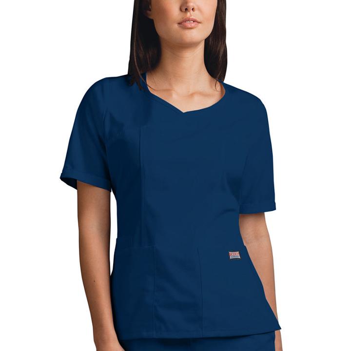 Cherokee Womens V Neck Scrub Top