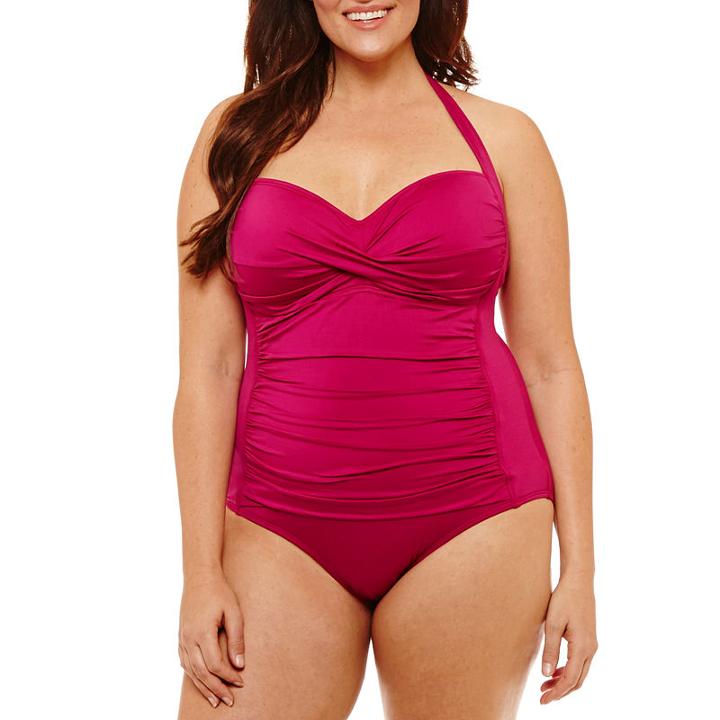 Liz Claiborne One Piece Swimsuit Plus