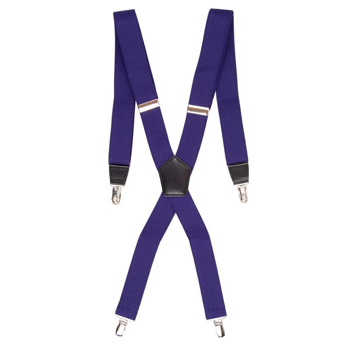 J. Ferrar Solid Purple Suspenders