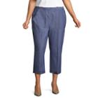 Alfred Dunner Blues Traveler Capri- Plus