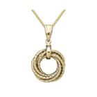 Infinite Gold&trade; 14k Yellow Gold Love Knot Pendant Necklace