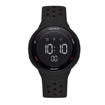 Armitron Armitron Prosport Unisex Black Strap Watch-40/8423brd
