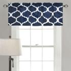 Half Moon Geo Room Darkening Valance Single 18x50+ 2 Inch Header