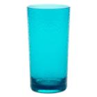 Outdoor Oasis&trade; Set Of 4 Aqua Hammered Highball Glasses