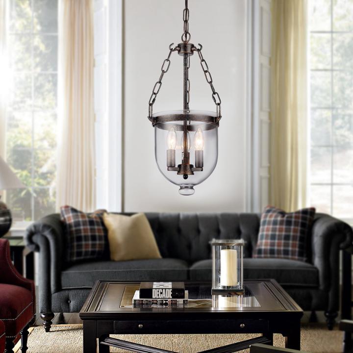 Hontiveria Black And Gold-tone Metal And Glass Chandelier