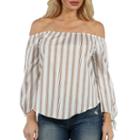 24/7 Comfort Apparel Barn Dance Peasant Top