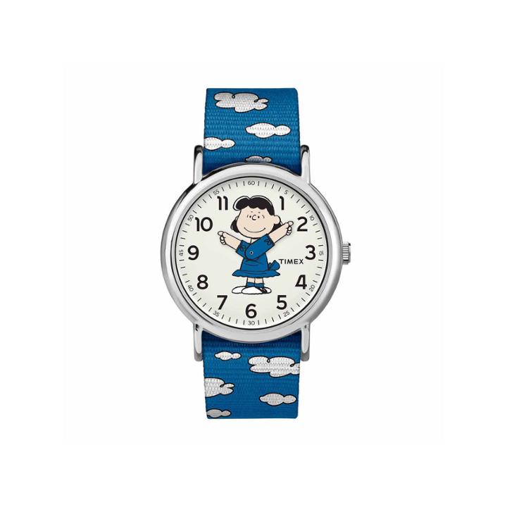 Timex Weekender Peanuts Peanuts Unisex Blue Strap Watch-tw2r41300jt