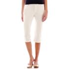 Liz Claiborne City-fit Boyfriend Skinny Cropped Jeans - Tall