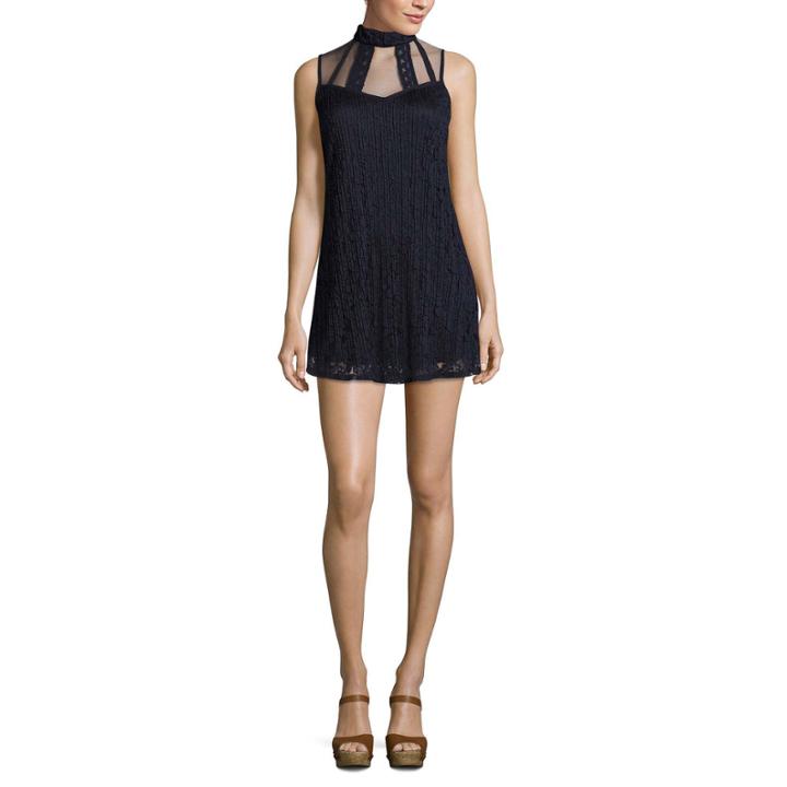 Speechless Sleeveless Trapeze Dress-juniors