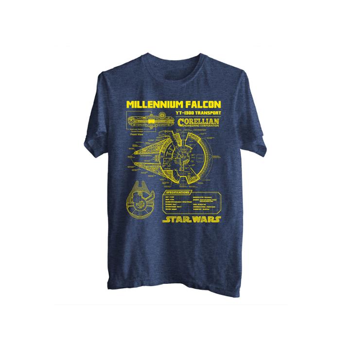 Star Wars&trade; Falcon Schematics Graphic T-shirt