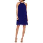 Scarlett Sleeveless Beaded A-line Dress-petites