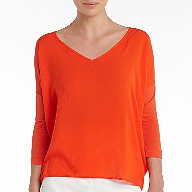 MNG by Mango Oversized Blouse Orange