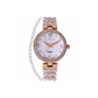 Croton Clear Swarovski Womens Clear 2-pc. Watch Boxed Set-cn207563ylcr