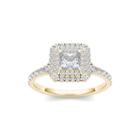 1 Ct. T.w. Diamond 14k Yellow Gold Engagement Ring