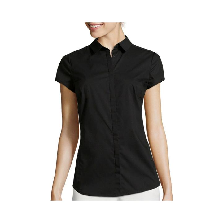 Worthington Short-sleeve Button-front Oxford Shirt