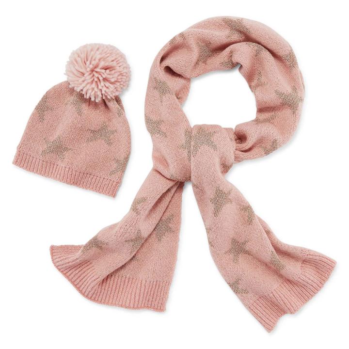 Mixit Pom Beanie And Scarf 2-pc. Knit Cold Weather Set