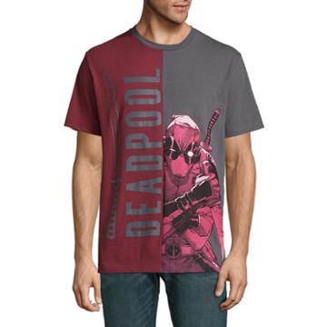 Deadpool Peeking Split Graphic Tee