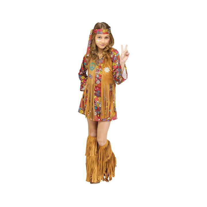 Peace And Love Hippie Child Costume