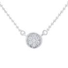 Silver Treasures Choker Womens Clear Cubic Zirconia Sterling Silver Choker Necklace