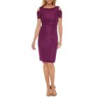 J Taylor Cold Shoulder Sheath Dress