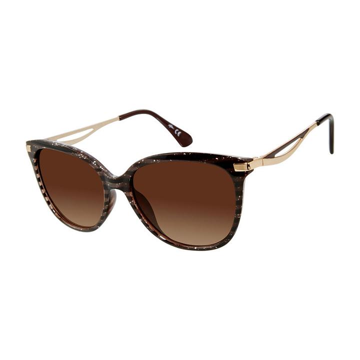 Libby Edelman Full Frame Rectangular Uv Protection Sunglasses-womens