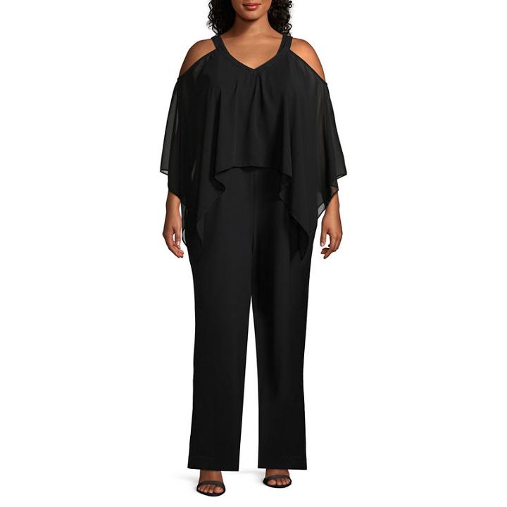 Blu Sage Sleeveless Jumpsuit - Plus