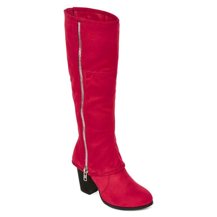 2 Lips Too Link Chunky Heel Boots