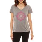 St. John's Bay Active Short Sleeve Crew Neck T-shirt- Petites
