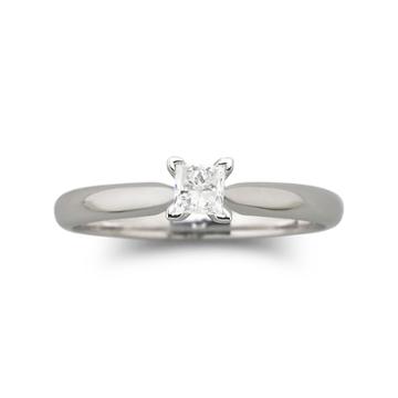 Ct. Princess Certified Diamond Ring