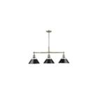 Orwell Linear Pendant In Aged Brass