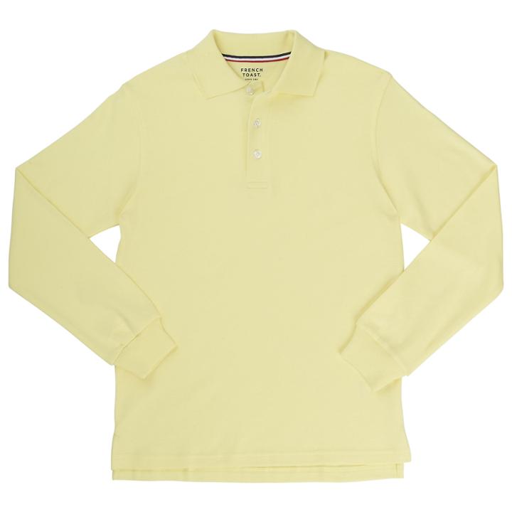 French Toast Ls Interlock Polo