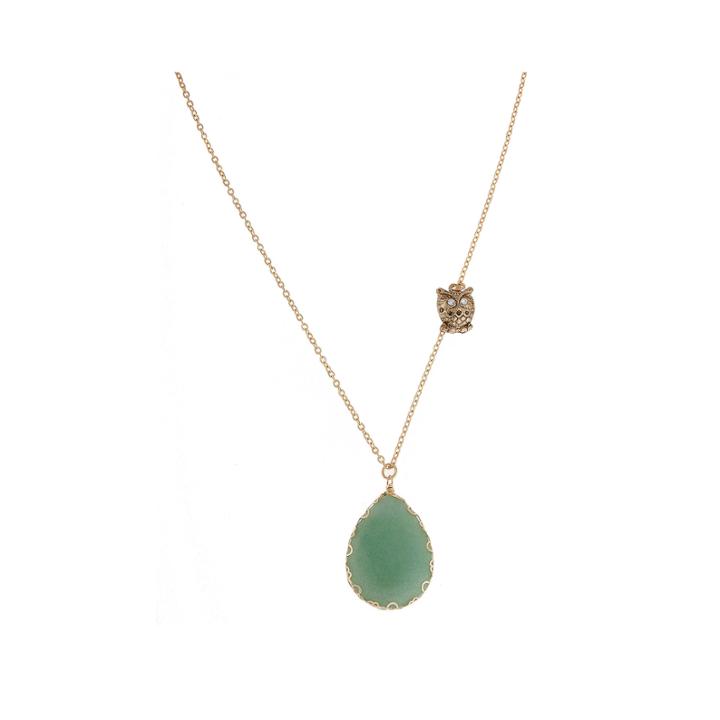 Messages From The Heart By Sandra Magsamen Green Filigree Pendant