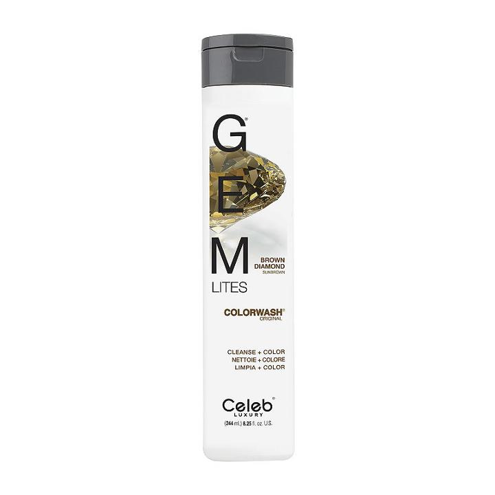 Celeb Luxury Gem Lites Brown Diamond Shampoo - 8.25 Oz.