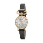 Laura Ashley Womens Black/rose Gold Heirloom Watch La31001rg