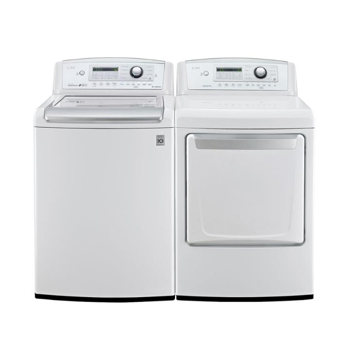 Lg 7.3 Cu. Ft. Ultra-large High-efficiency Electric Dryer With Sensor Dry - Dle4970w