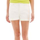 Stylus&trade; Roll-cuff Denim Shorts