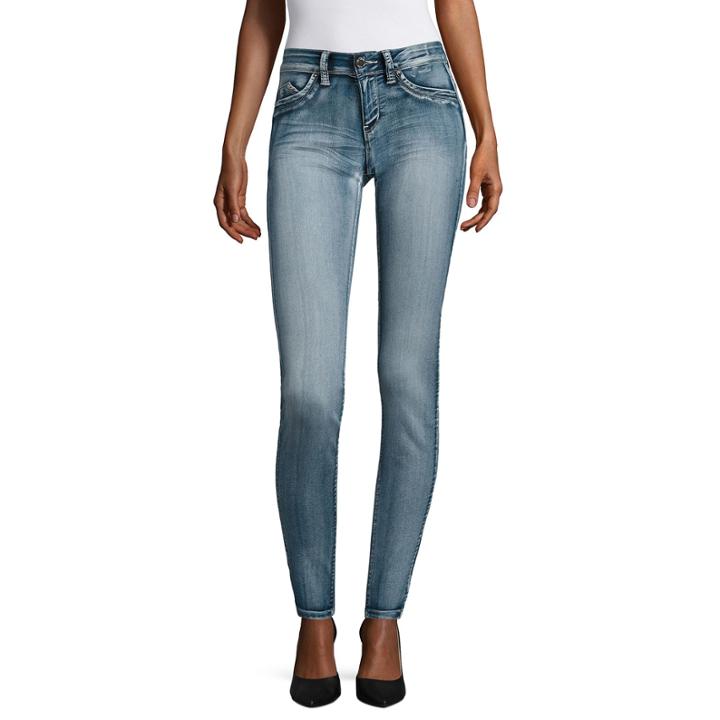 Ymi Solid Denim Leggings-juniors