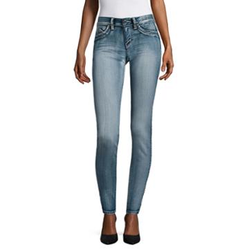 Ymi Solid Denim Leggings-juniors