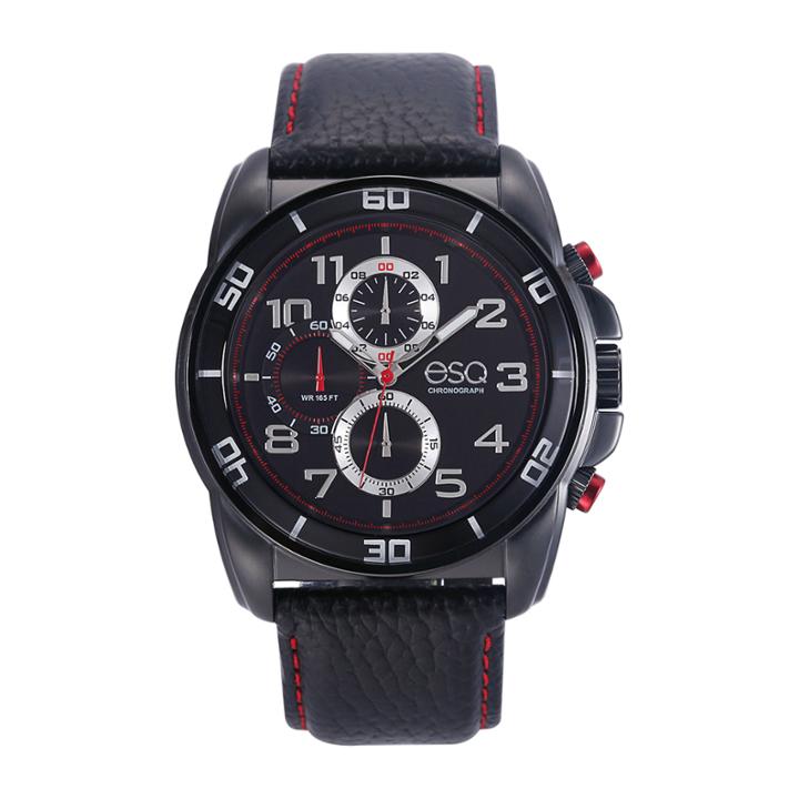Esquire Esq Mens Black Strap Watch-37esq021001a