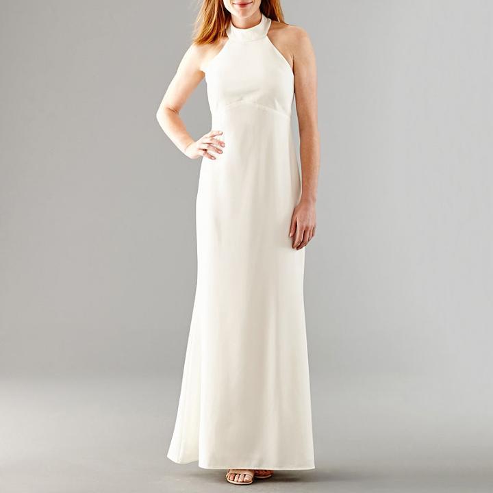Blu Sage Sleeveless Beaded Wedding Gown