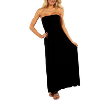 24/7 Comfort Apparel Stop And Stare Maxi Dress