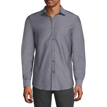 Axist Long Sleeve Diamond Button-front Shirt