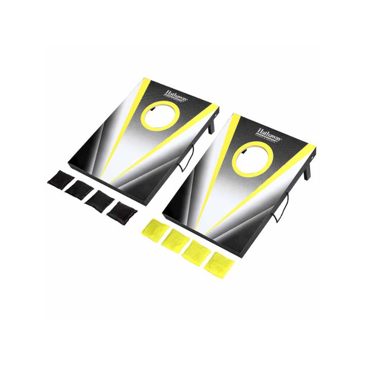 Hathaway Compact Cornhole Bean Bag Toss Game Set